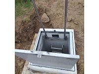 betonová vodoměrná šachta, lesoňovice, db betonové jímky